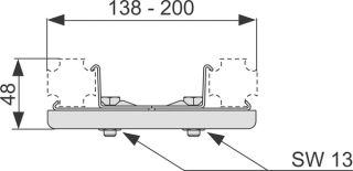 Tece Универсальное соединение TECEprofil 9018002